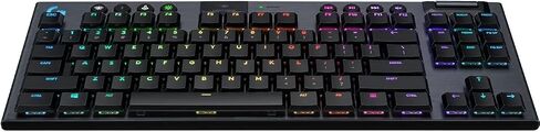 لوحة مفاتيح الألعاب الميكانيكية Logitech G915 TKL White Tactile Tenkeyless Lightspeed Wireless RGB الميكانيكية، خيارات تبديل منخفضة المستوى، LIGHTSYNC RGB، دعم لاسلكي وبلوتوث متقدم (متجدد) in Kuwait