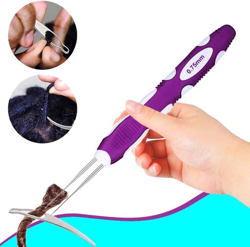 Yarniss Small Ergonomic Crochet Hooks Set,Lace Crochet Hooks for 0.8mm~2.75mm in Kuwait