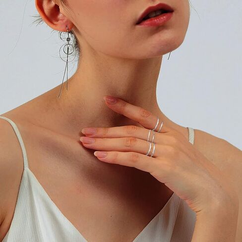 PNYFIL Gold Chunky Rings For Women, 18K Gold Rings for Women Non Tarnish, Chunky Teardrop Tarnish Free Gold Jewelry Thumb Mid Finger Statement Rings For Women Adjustable Ring Size 6/7/8/9 in Saudi Arabia