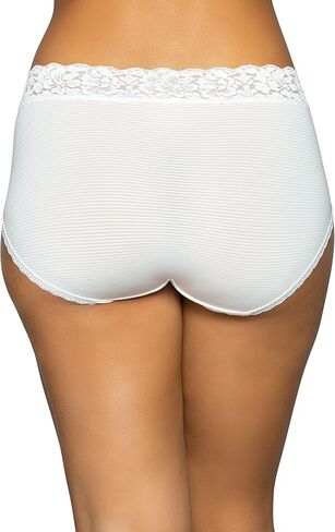 Vanity Fair Women's Flattering Lace Panties: Lightweight & Silky with Superior Stretch, Toasted Coconut, 6 in Saudi Arabia