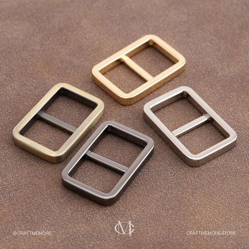 CRAFTMEMORE 1/2 Inch Slide Buckle Bag Belt Strap Adjuster Quality Purse Accessories 4 pcs SC11 in Saudi Arabia
