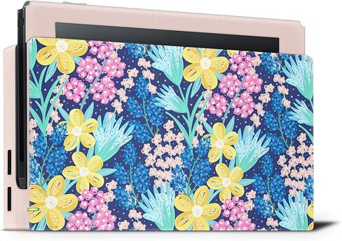 Tacky Design Sakura Flowers Skin Compatible with Nintendo Switch Skin - Premium Vinyl 3M Cherries Nintendo Switch Stickers Set - Switch Skin for Console, Dock, Joy Con - Decal Full Wrap in Saudi Arabia