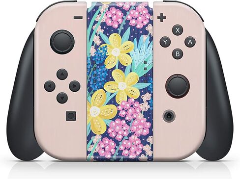 Tacky Design Sakura Flowers Skin Compatible with Nintendo Switch Skin - Premium Vinyl 3M Cherries Nintendo Switch Stickers Set - Switch Skin for Console, Dock, Joy Con - Decal Full Wrap in Saudi Arabia