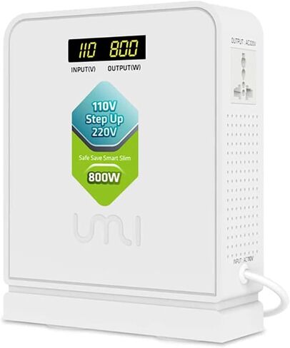 UMI 2000W Step Up Voltage 110v to 220v Converter, Voltage Converter 110v to 220v for Large Capacity Device Up to 4000W, Step Up Converter 110v to 220v with Pure Copper Coils- Transformer 110v to 220v in Kuwait