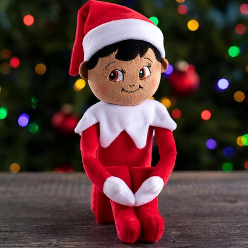 The Elf on the Shelf Plushee Pals - 17-inch The Elf on the Shelf Scout Elf Plush Toys - Huggable and Lovable Blue Eyed Girl Stuffed Elf Plush in Saudi Arabia