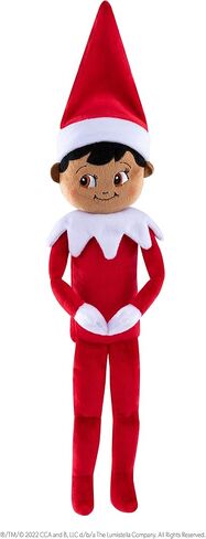 The Elf on the Shelf Plushee Pals - 17-inch The Elf on the Shelf Scout Elf Plush Toys - Huggable and Lovable Blue Eyed Girl Stuffed Elf Plush in Saudi Arabia