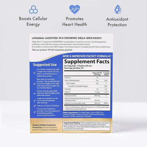 Aurora Nutrascience, Mega-Liposomal CoQ10/PQQ+ Vitamin C, Gluten Free, Non-GMO, Sugar Free, Organic Fruit Flavor, 16 fl oz (480 mL) in Saudi Arabia