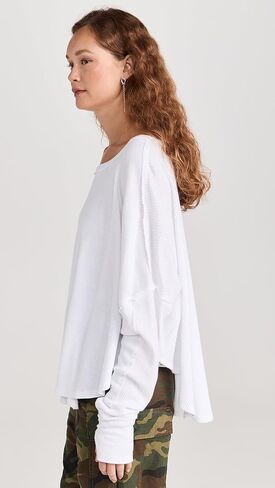 Free People Microphone Drop Thermal Navy SM (Women's 4-6) in Saudi Arabia