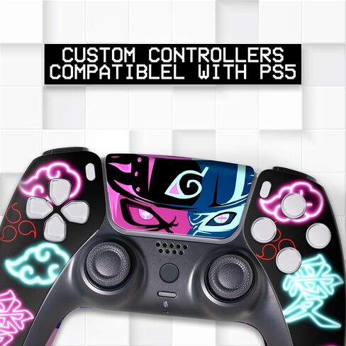 BCB Controllers Custom Modded Wireless Controllers Compatible with PS-5 Controller | Works with Play-Station 5 Console | Proudly Customized in USA with Permanent HYDRO-DIP Printing (NOT JUST A SKIN) in Kuwait