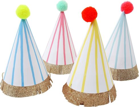 Meri Meri Large Party Hats (Pack of 8) in Saudi Arabia