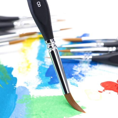 Micro Detail Paint Brush Set,10 PCS Miniature Brushes for Fine Detailing & Art Painting Acrylic Watercolor Oil Art,Watercolor,Oil,Models, Warhammer 40k (Micro Detail Paint Brush Set 10pcs) in Saudi Arabia