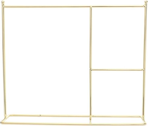Zerodeko Hangers 1PC Iron Doll Garment Rack, Classic Doll Dress Rack, Doll Closet Clothes Hanger Mini Coat Hanger or Dollhouse Supplies, Show Doll Clothes (Golden) Pet Clothes in Kuwait