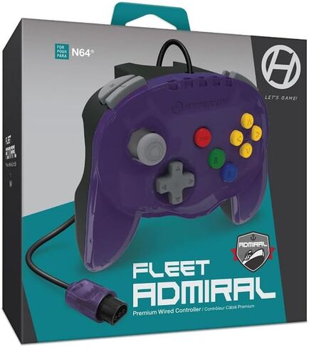 "Fleet Admiral" Premium Wired Controller For Nintendo 64 (Fire Fleet) in Kuwait