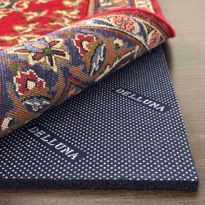 Non-Slip Area Rug Pad 2'x3', 3/8" Thick Double Side Rubber + Felt, Premium Deluxe Cushioned- Safe for All Floors, Adds Comfort and Protection, Ultra Strong Grip, Stop Rug from Moving.