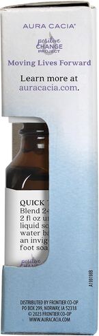 Aura Cacia 100% Pure Peppermint Essential Oil, 100% Pure Therapeutic Grade, 15 ml in Box, Mentha piperita in Saudi Arabia