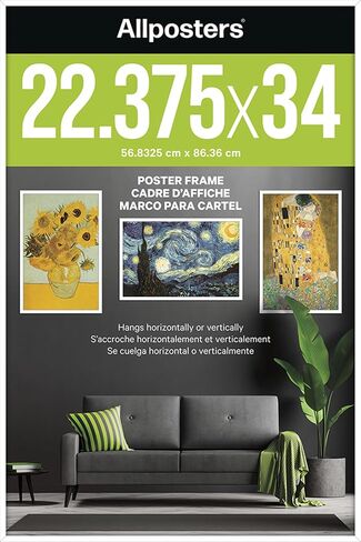 Trends International Black Poster Frame - 22.375" x 34" in Kuwait