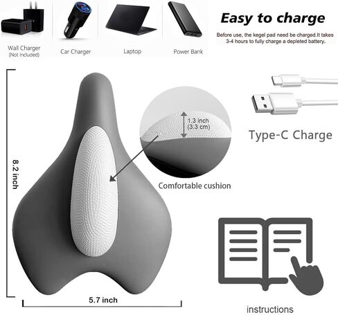 Kegel Exercise Products for Women, Professional Pelvic Floor Muscle,Non Handheld Kegel Exerciser, and Bladder Control Tightening Exercise, Kegel Sports Products Recommended by Doctors (Gray) in Kuwait