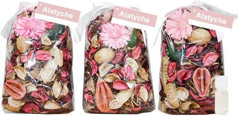 AlaTyche Fall Potpourri Bowl Filler, Pumpkin Scented Potpourri Dried Flowers, Autumn Orange Potpourri Decorative,Farmhouse Table Wedding Party Home Decor,20 oz in Kuwait