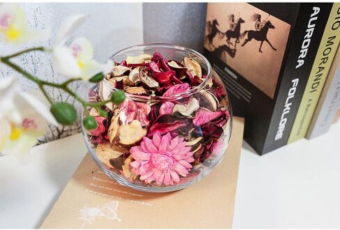 AlaTyche Fall Potpourri Bowl Filler, Pumpkin Scented Potpourri Dried Flowers, Autumn Orange Potpourri Decorative,Farmhouse Table Wedding Party Home Decor,20 oz in Kuwait