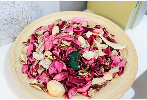 AlaTyche Fall Potpourri Bowl Filler, Pumpkin Scented Potpourri Dried Flowers, Autumn Orange Potpourri Decorative,Farmhouse Table Wedding Party Home Decor,20 oz in Kuwait