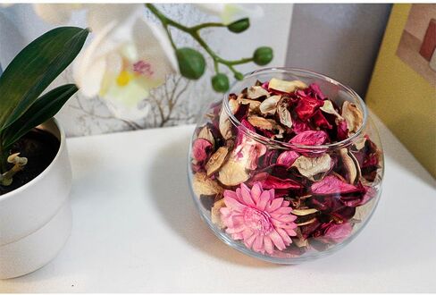 AlaTyche Fall Potpourri Bowl Filler, Pumpkin Scented Potpourri Dried Flowers, Autumn Orange Potpourri Decorative,Farmhouse Table Wedding Party Home Decor,20 oz in Kuwait