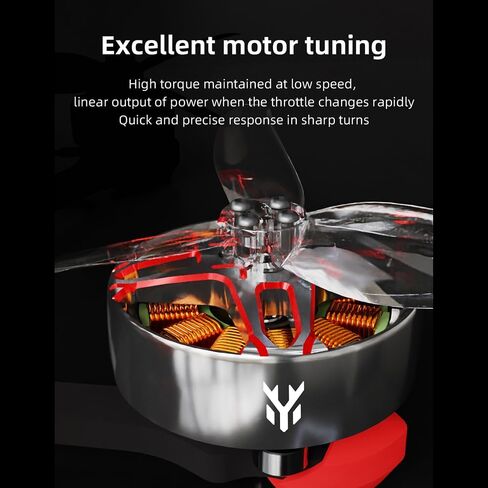 محرك HGLRC Spectre 1804-3500KV 4S بدون فرش لطائرات السباق بدون طيار مقاس 3-3.5 بوصة FPV in Saudi Arabia