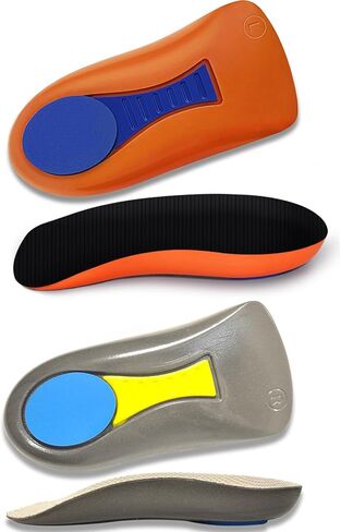Plantar Fasciitis Heel Cup for Heel Pain Max Shock Absorption Inserts for Knee, Back for Women and Men Heel Pain Relief (Color 1, W 6-11.5 / M 4.5-9.5) in Saudi Arabia