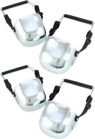 QWORK Steel Toe Guard, Metatarsal Guards, Foot Guard with Adjustable Straps, Universal Size for Men and Women, 1 Pair in Kuwait