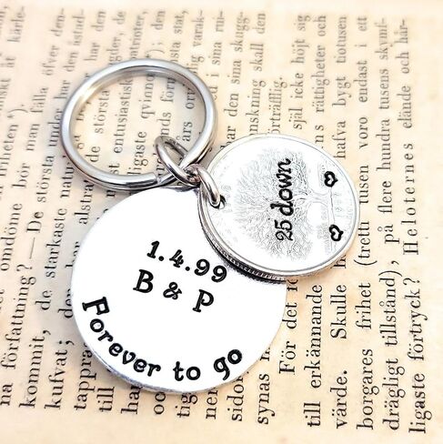 25 Years Down and Forever To Go 25th Anniversary Gift for Him or Her 1998 Quarter in Saudi Arabia