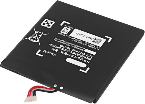 بطارية JUBOTY بقدرة 3570 مللي أمبير في الساعة لجهاز Nintendo Switch Lite HDH-003 HDH-001، وحدة تحكم الألعاب، بطارية ليثيوم أيون داخلية جديدة ترقية 0 دورة، بطارية بديلة عالية السعة مع مجموعة أدوات إصلاح in Kuwait