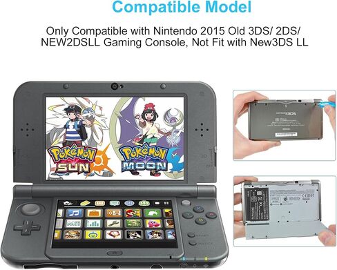 بطارية JUBOTY بقدرة 3570 مللي أمبير في الساعة لجهاز Nintendo Switch Lite HDH-003 HDH-001، وحدة تحكم الألعاب، بطارية ليثيوم أيون داخلية جديدة ترقية 0 دورة، بطارية بديلة عالية السعة مع مجموعة أدوات إصلاح in Saudi Arabia