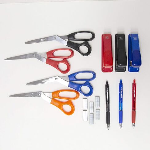 BAZIC 8" Left Handed Bent Stainless Steel Scissors in Saudi Arabia