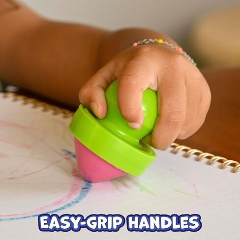 READY 2 LEARN Easy Grip Crayons for Toddlers, 6 Colors, Non-Toxic in Kuwait