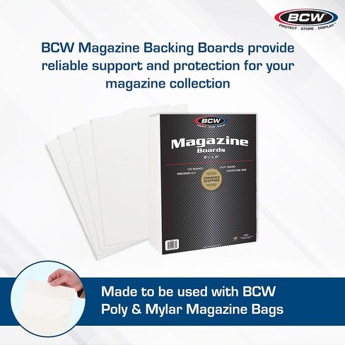 BCW Magazine Backing Board, 200 ct in Saudi Arabia