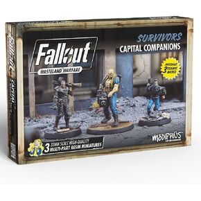 Modiphius Fallout: Wasteland Warfare - X01 Survivor & Dogmeat in Kuwait