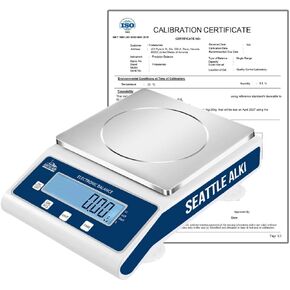 Seattle Alki Scientific Analytical Precision Scale 2000g x 0.01g, Grams, Pounds, Ounces, Carats, High Accuracy Digital Balance for Laboratory, Business, Jewelry, by Fristaden Lab in Saudi Arabia