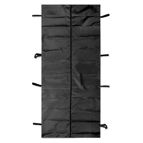 Dixie Ems Disposable Disaster Pouch Body Bag Stretcher Combo, 8 Carrying Handles, 3 Patient Tags, Heavy Duty Vinyl Pouch, Waterproof Zipper