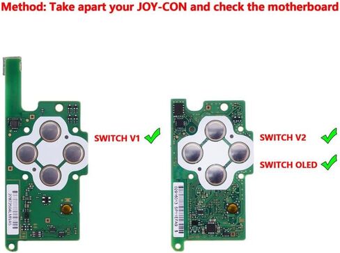 eXtremeRate 7 Colors 9 Modes NS Joycon DFS LED Kit for Nintendo Switch, Multi-Colors Luminated ABXY Trigger Face Buttons for Nintendo Switch & Switch OLED Model Joy-Con - JoyCon NOT Included in Saudi Arabia