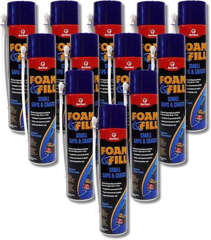 Red Devil 0920 Foam & Fill Small Gaps & Cracks Expanding Polyurethane Sealant, 20 oz, Off-White, Pack of 1 in Saudi Arabia