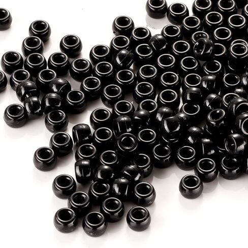 Christmas Beads(1200Pcs 6x9mm) Christmas Pony Beads Bulk, Hair Beads for Braids, Christmas Crafts for Kids Adults,Craft Beads for Jewelry Making(Xmas) in Kuwait