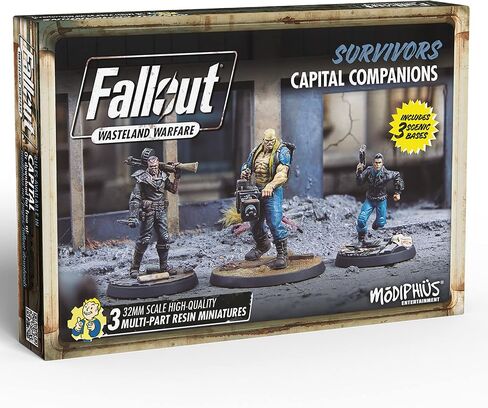 تداعيات Modiphius: Wasteland Warfare - X01 Survivor & Dogmeat in Saudi Arabia