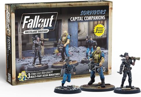تداعيات Modiphius: Wasteland Warfare - X01 Survivor & Dogmeat in Saudi Arabia