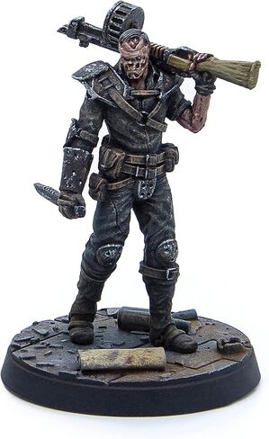 تداعيات Modiphius: Wasteland Warfare - X01 Survivor & Dogmeat in Saudi Arabia