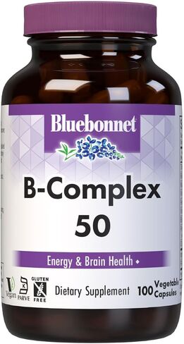 Bluebonnet Nutrition B Complex 50 كبسولة نباتية، 100 كبسولة in Kuwait