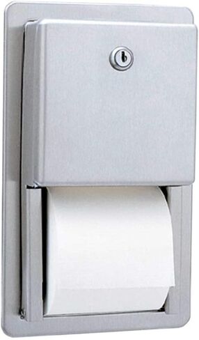 Bobrick B-3888 قطر 5-1/4 بوصة، موزع مناديل تواليت متعدد اللفائف من الفولاذ المقاوم للصدأ من السلسلة الكلاسيكية in Kuwait