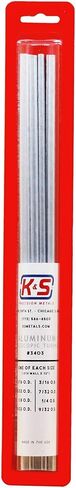 أنابيب تلسكوبية نحاسية مستديرة K&S Precision 3404، 1/16، 3/32، 1/8، 5/32، 3/16، 7/32، 1/4 O. D. X .014" سمك الجدار × 12"، حزمة من 7 in Kuwait
