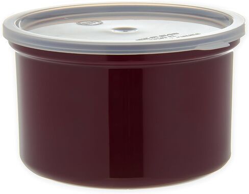 Carlisle FoodService Products Classic™ Round Storage Container with Lid, 2.7 Quart Crock, Clear in Saudi Arabia