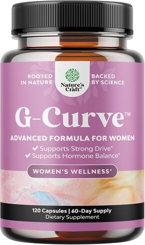 حبوب منع الحمل G-Curve للثدي والمؤخرة قد تدعم المنحنيات الحسية - حبوب تعزيز الأعشاب مع عشبة العنزة للنساء مستخلص بالميتو المنشاري وإل-أرجينين *قد تختلف النتائج in Kuwait