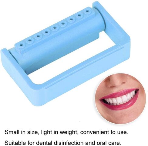 نتوءات الأسنان، كتل تجاويف الأسنان، صندوق تعقيم الأزيز، علبة مكونة من 9 فتحات، حافظة منظم مثقاب الأزيز، حقيبة تطهير أدوات العناية القابلة للتعقيم 6 ألوان (2#) in Kuwait