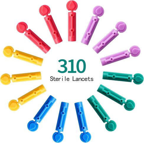 CareLiving Lancets for Diabetes Testing - 30 Gauge Diabetic Lancets for Blood Testing and Glucose Testing - Fits Most Lancing Devices - Sterile, Single Use 30g Blood Sugar Lancets - 310 Count in Kuwait